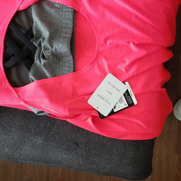 Champion brand, Breathable tank. large in size. bright pink and grey - Picture 4 of 5